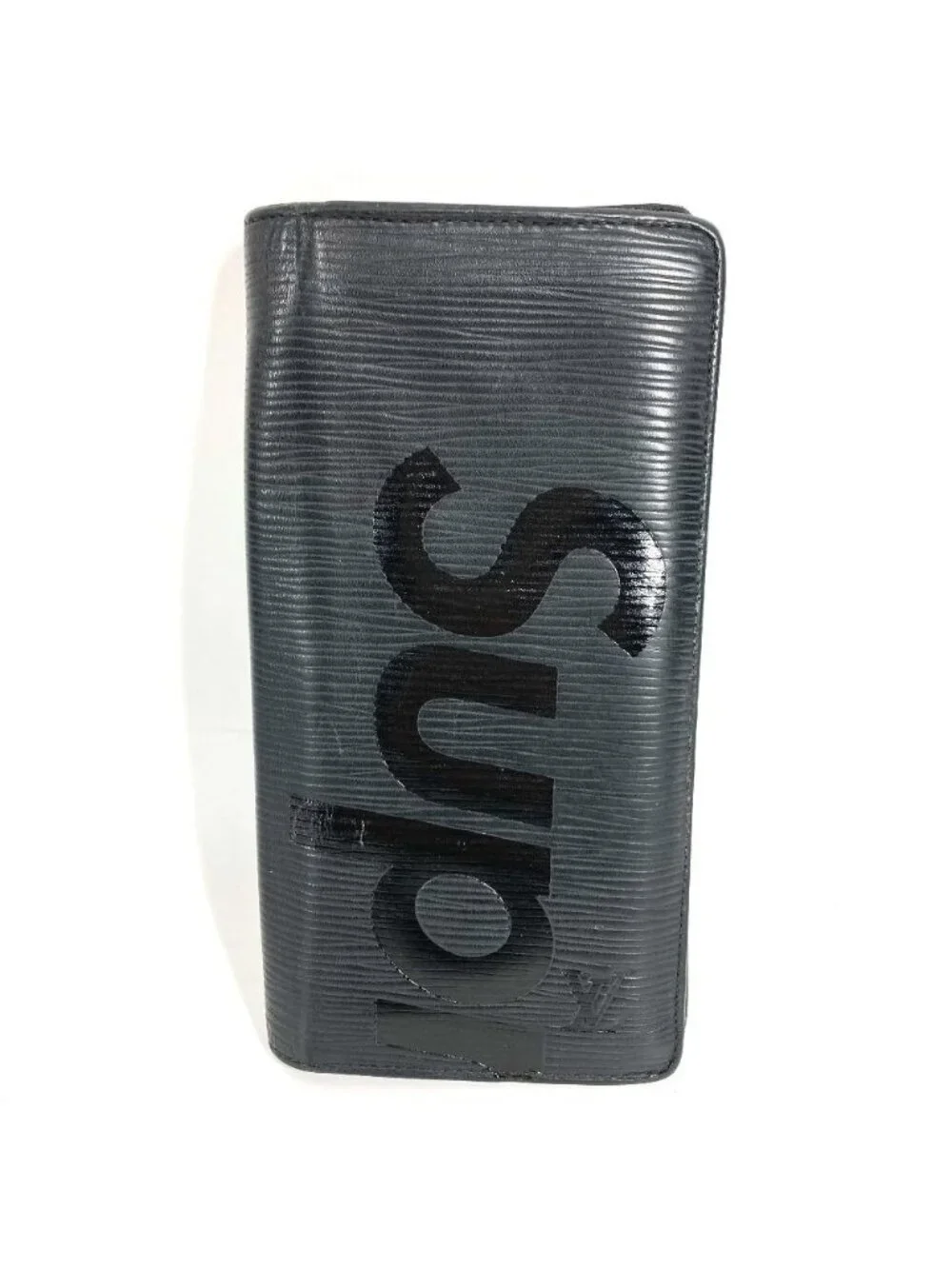 Louis Vuitton Wallet Portefeuille Brazza Epi Leather Noir Black